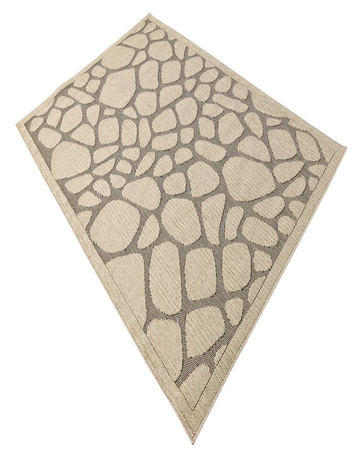 Detail image of 5' 4 x 7' 7  Washable Modern Indoor / Outdoor Rug