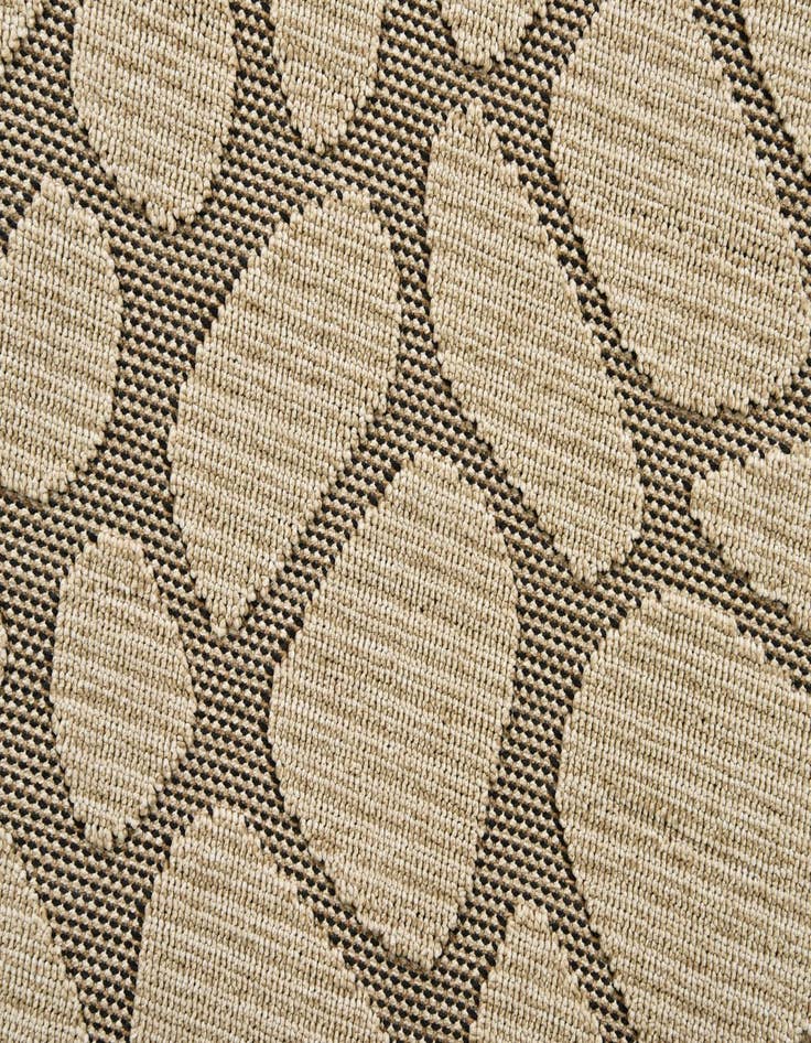 Detail image of 5' 4 x 7' 7  Washable Modern Indoor / Outdoor Rug