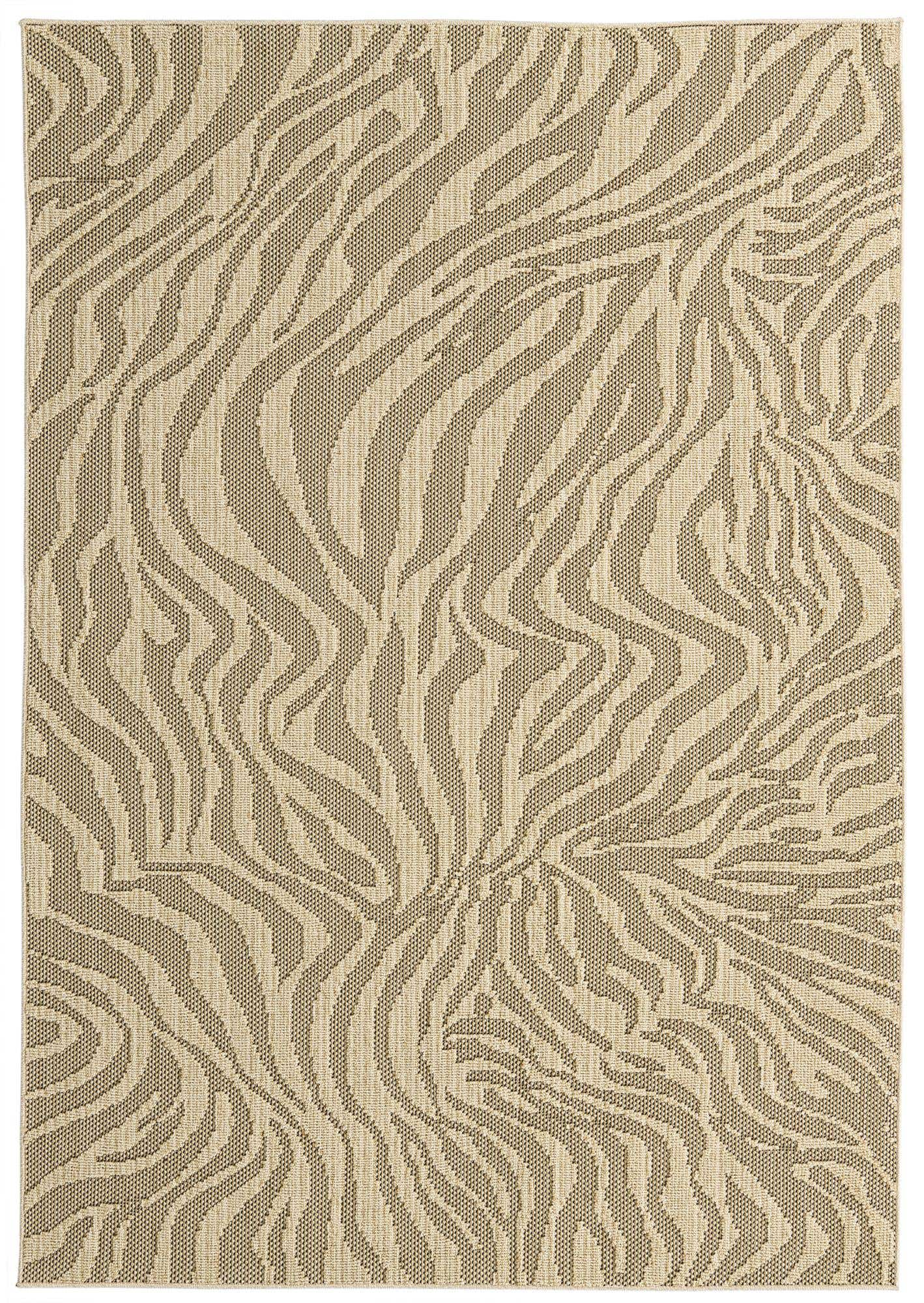 5' 4 x 7' 8 Easy-Clean Modern Indoor / Outdoor Rug
