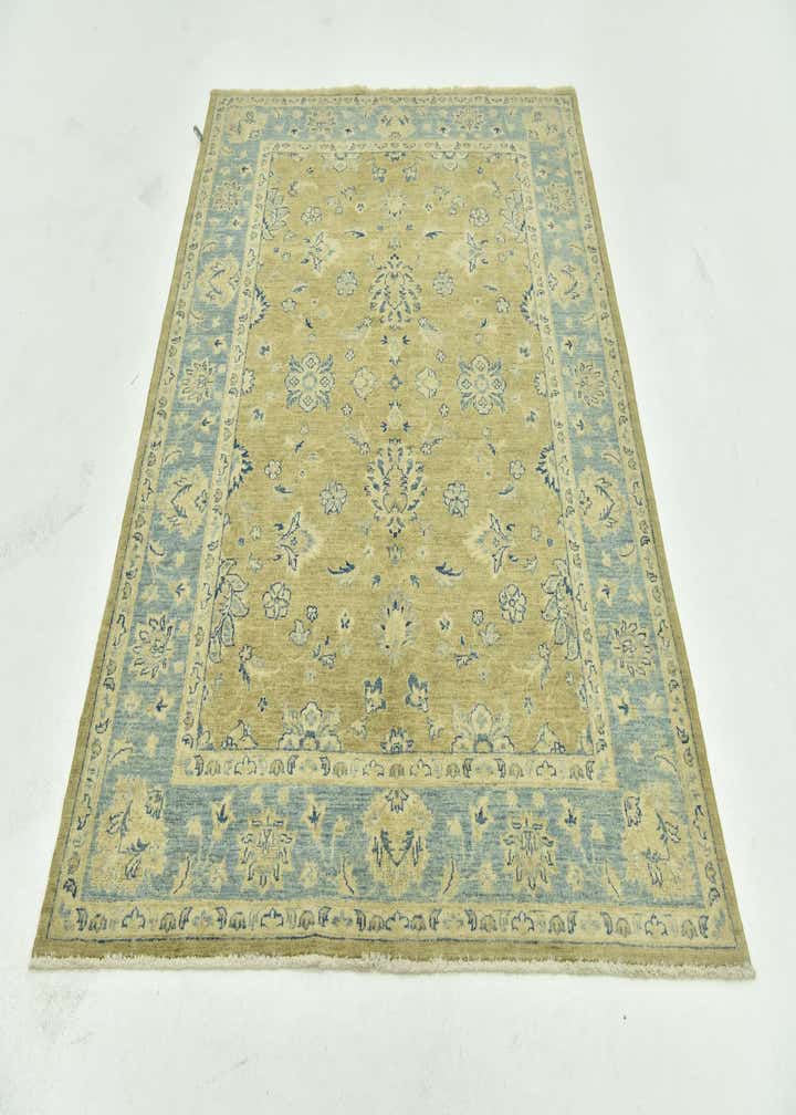 5' x 6' 5 Hand Knotted Peshawar Ziegler Rug