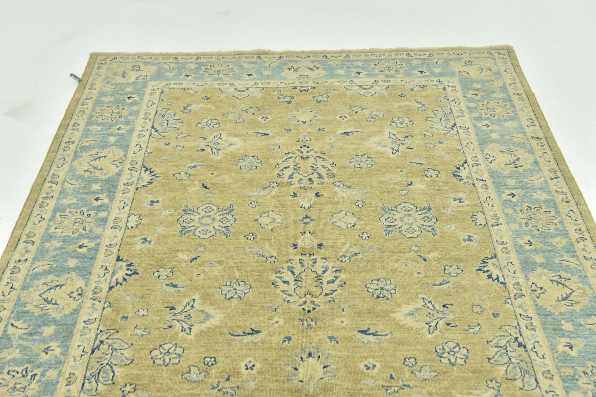 5' x 6' 5 Hand Knotted Peshawar Ziegler Rug