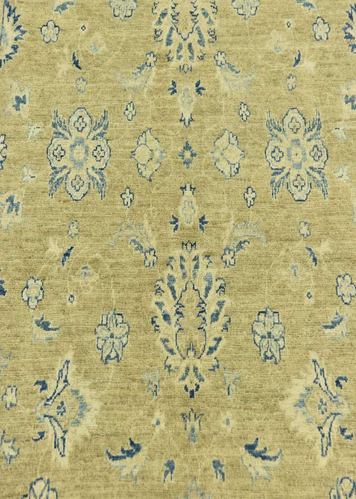 5' x 6' 5 Hand Knotted Peshawar Ziegler Rug