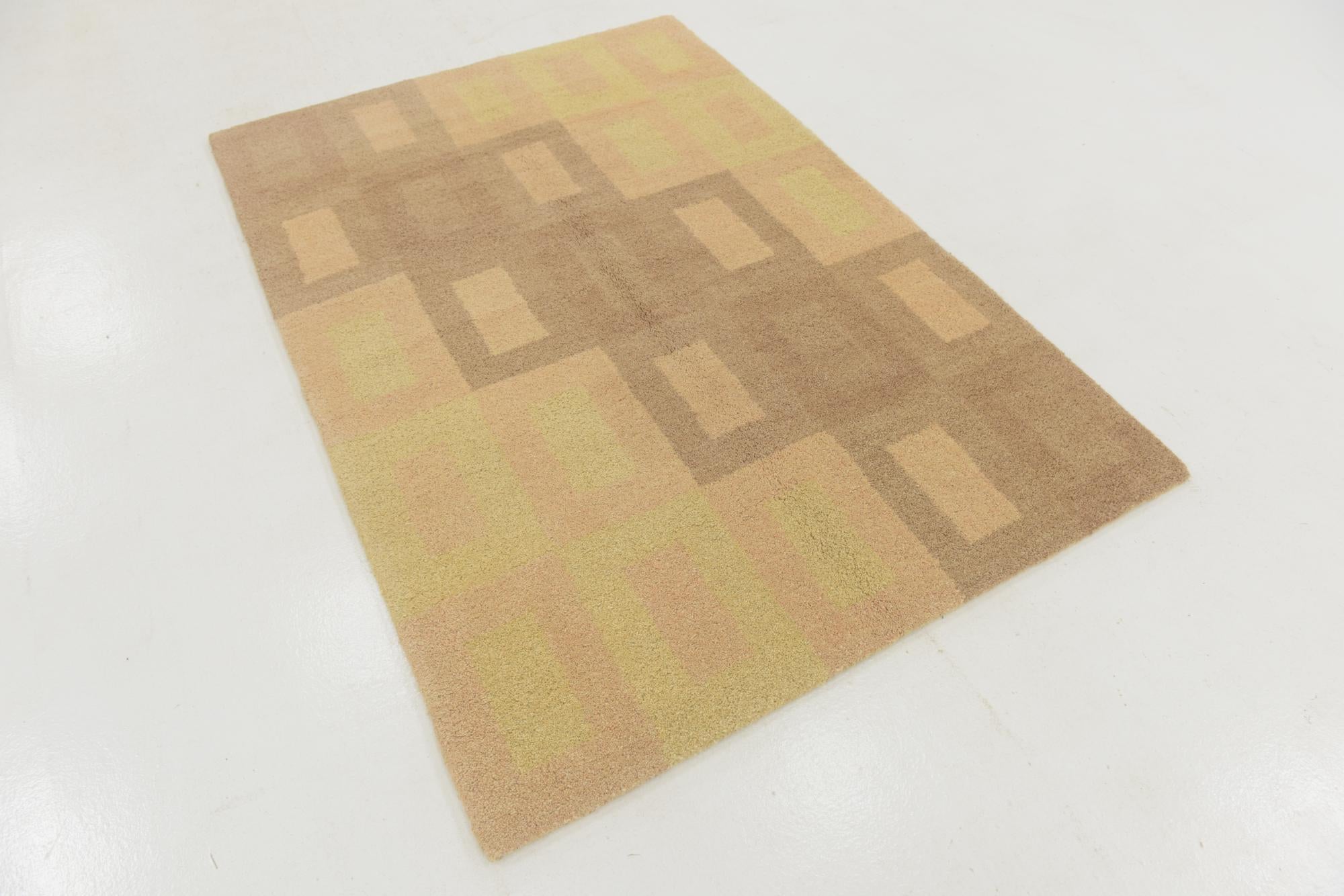 4' 4 x 6' 4 Reproduction Gabbeh Wool Rug