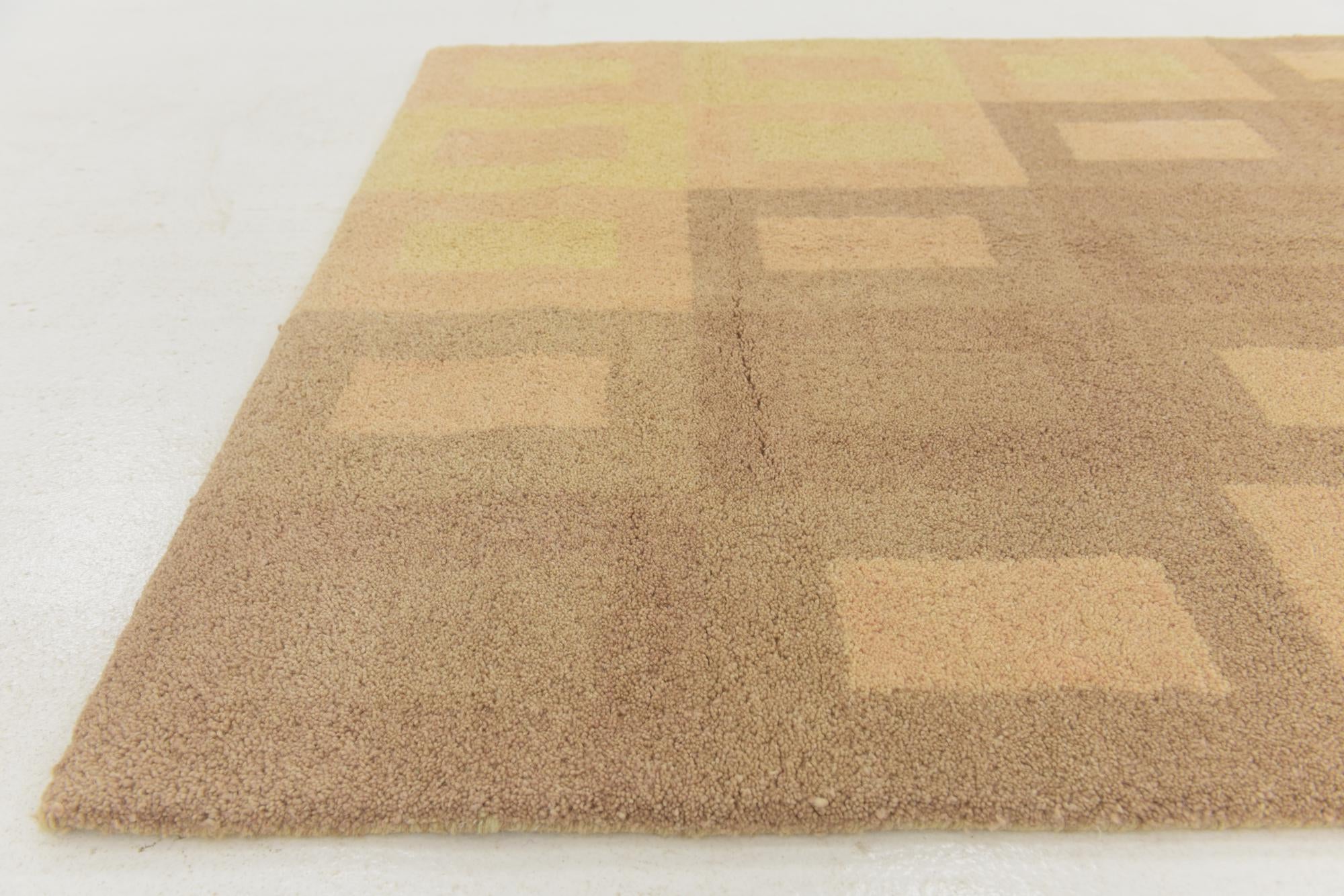 4' 4 x 6' 4 Reproduction Gabbeh Wool Rug