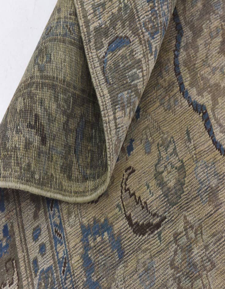 Detail image of 7' 7 x 10' 2  Hand Knotted Ultra Vintage Persian Wool Rug