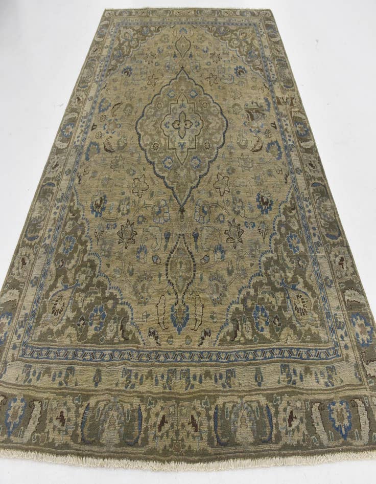 Detail image of 7' 7 x 10' 2  Hand Knotted Ultra Vintage Persian Wool Rug
