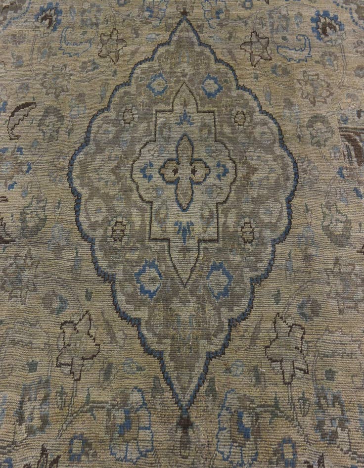 Detail image of 7' 7 x 10' 2  Hand Knotted Ultra Vintage Persian Wool Rug