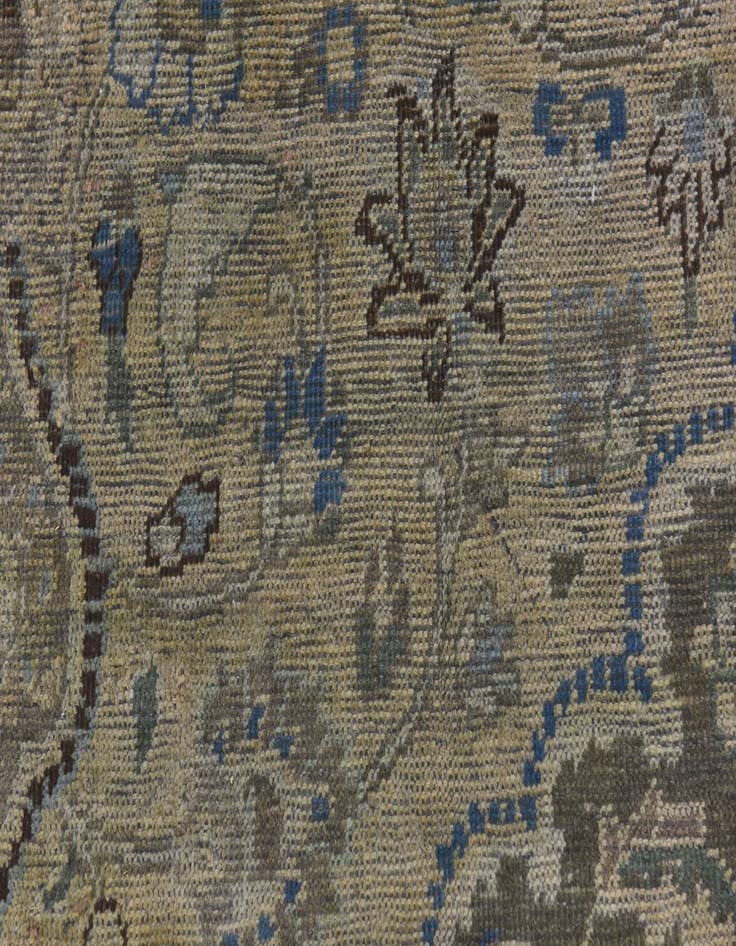 Detail image of 7' 7 x 10' 2  Hand Knotted Ultra Vintage Persian Wool Rug