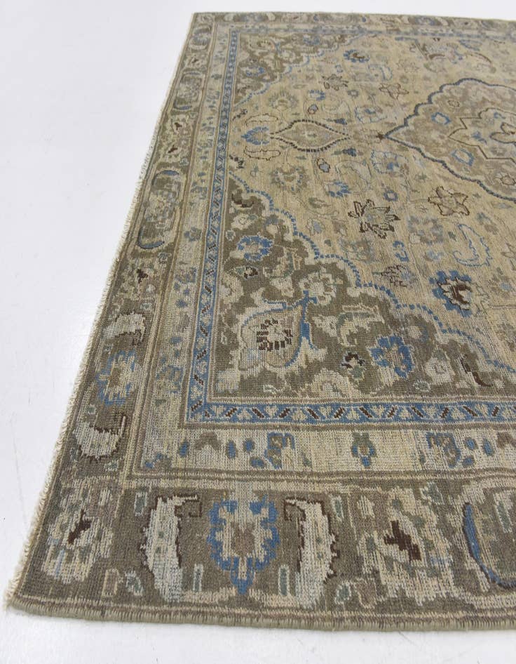 Detail image of 7' 7 x 10' 2  Hand Knotted Ultra Vintage Persian Wool Rug