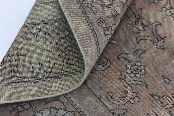 9' 4 x 12' 8 Hand Knotted Ultra Vintage Persian Wool Rug