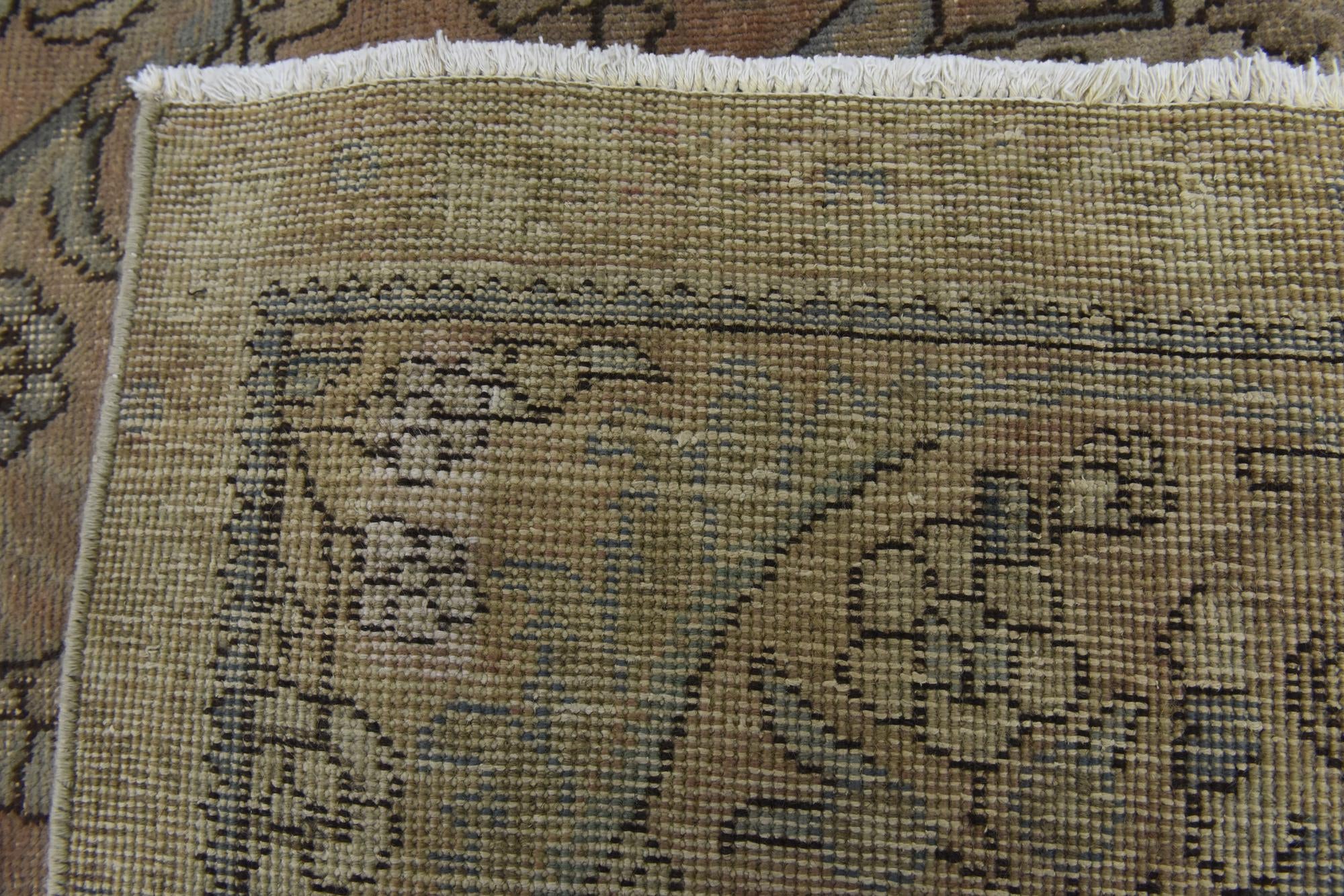 9' 4 x 12' 8 Hand Knotted Ultra Vintage Persian Wool Rug