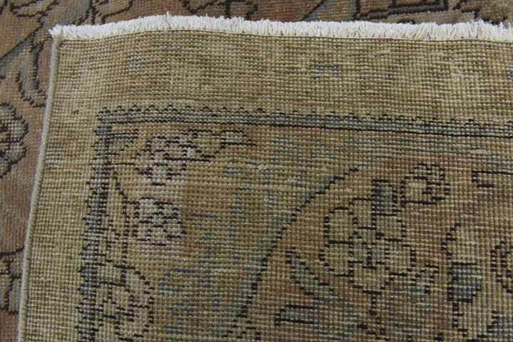 9' 4 x 12' 8 Hand Knotted Ultra Vintage Persian Wool Rug