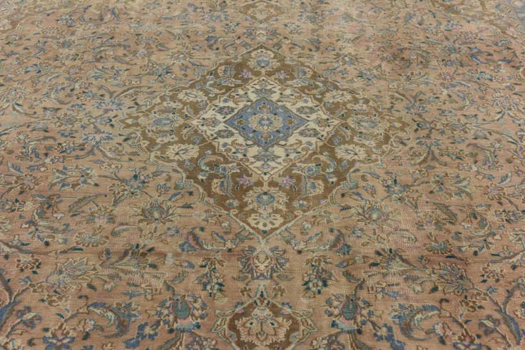 Detail image of 9' x 12' 3 Hand Knotted Ultra Vintage Persian Wool Rug