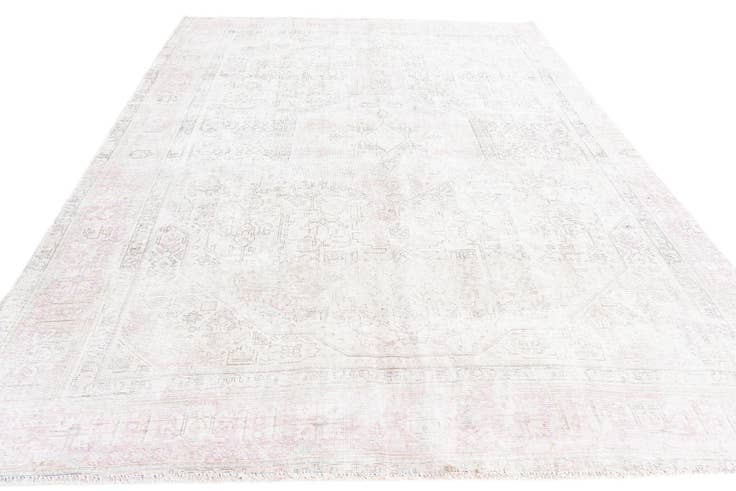 Detail image of 7' 8 x 10' 5 Hand Knotted Ultra Vintage Persian Wool Rug