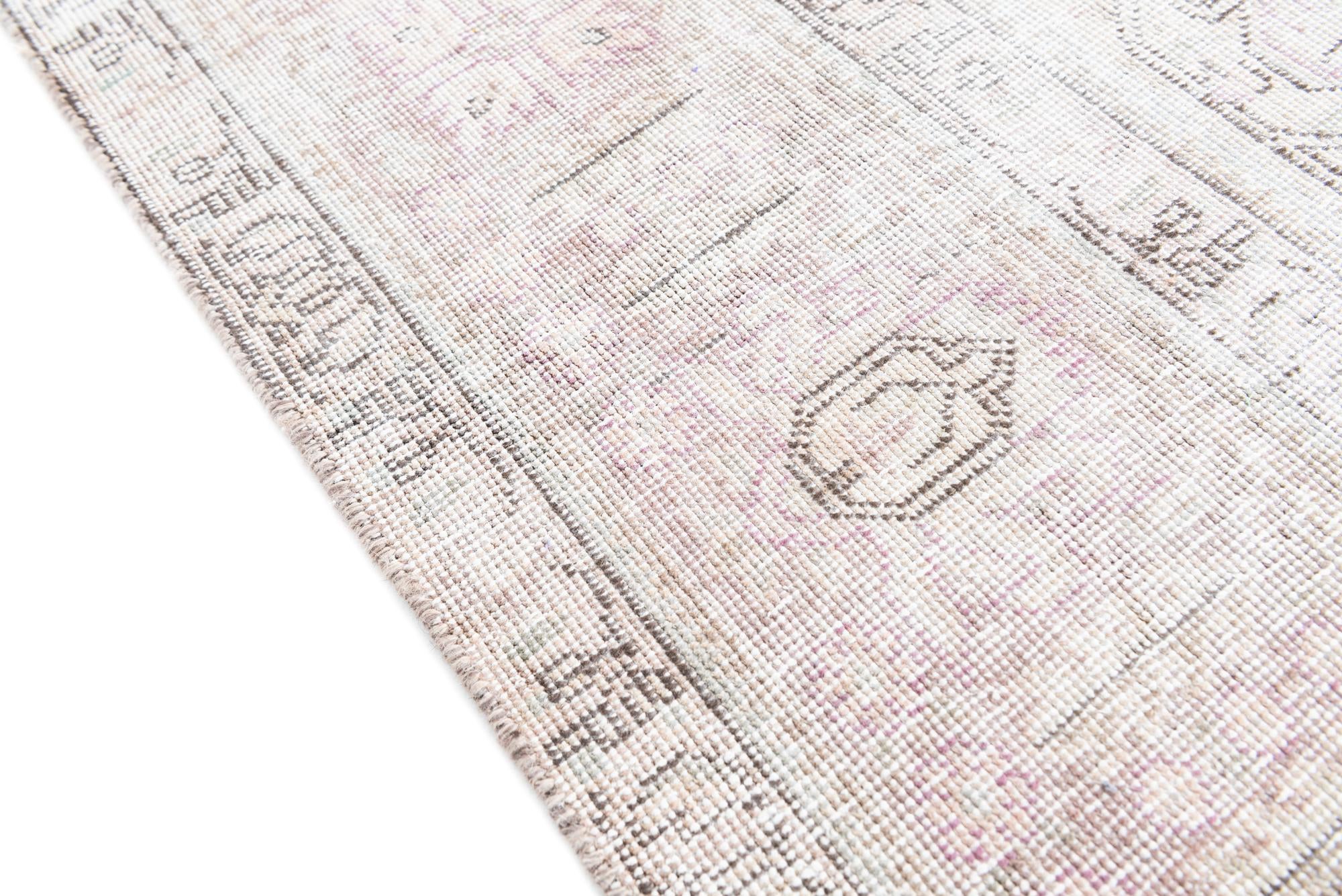 7' 8 x 10' 5 Hand Knotted Ultra Vintage Persian Wool Rug