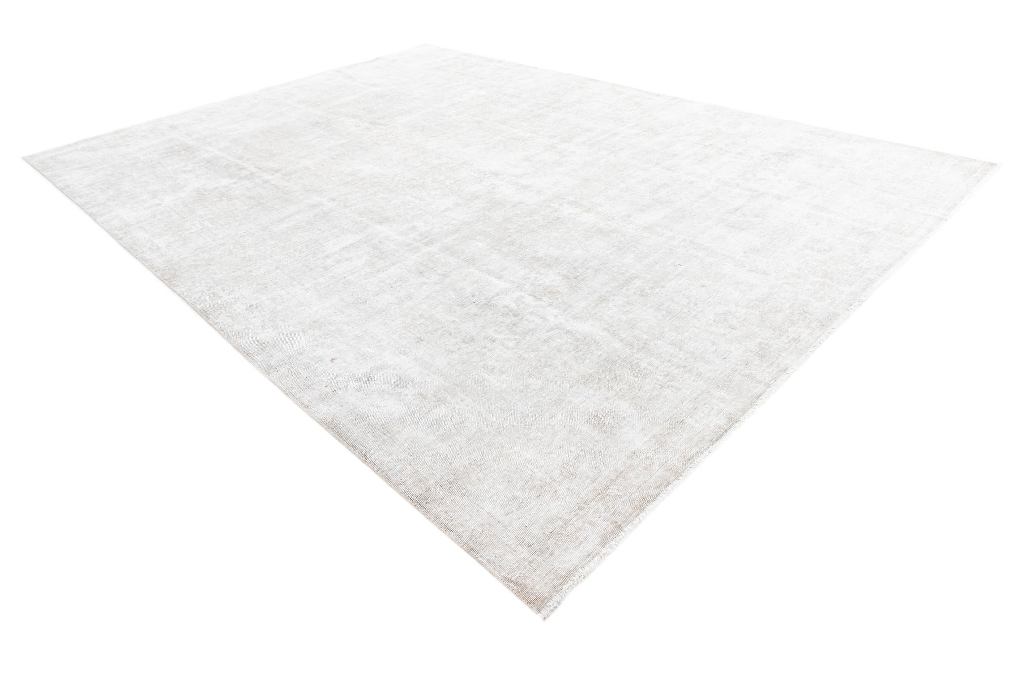 9' 4 x 12' 7 Hand Knotted Ultra Vintage Persian Wool Rug