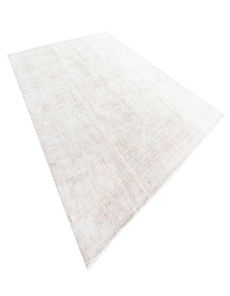 Detail image of 9' 3 x 12'  Hand Knotted Ultra Vintage Persian Wool Rug