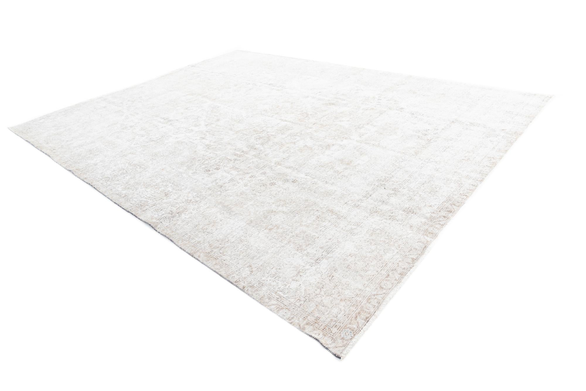 9' 6 x 12' 6 Hand Knotted Ultra Vintage Persian Wool Rug