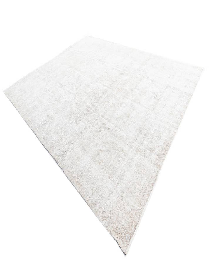 Detail image of 9' 6 x 12' 6  Hand Knotted Ultra Vintage Persian Wool Rug