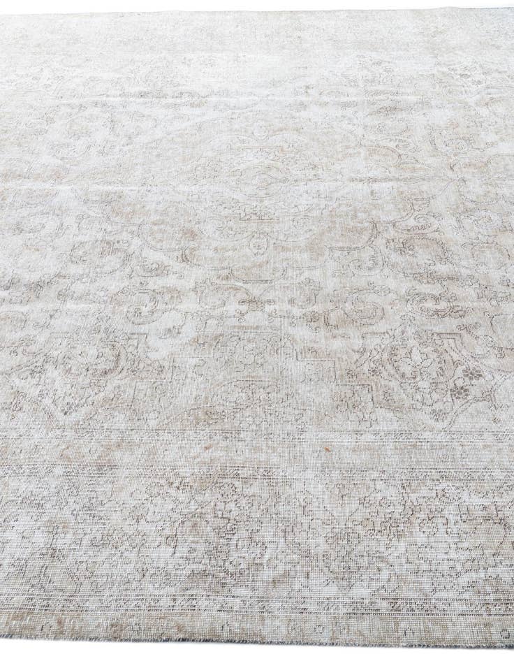 Detail image of 9' 6 x 12' 6  Hand Knotted Ultra Vintage Persian Wool Rug