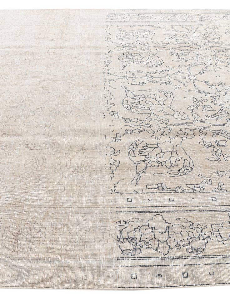 Detail image of 9' 6 x 12' 5  Hand Knotted Ultra Vintage Persian Wool Rug