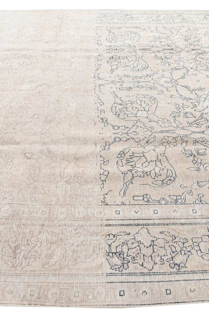 9' 6 x 12' 5 Hand Knotted Ultra Vintage Persian Wool Rug