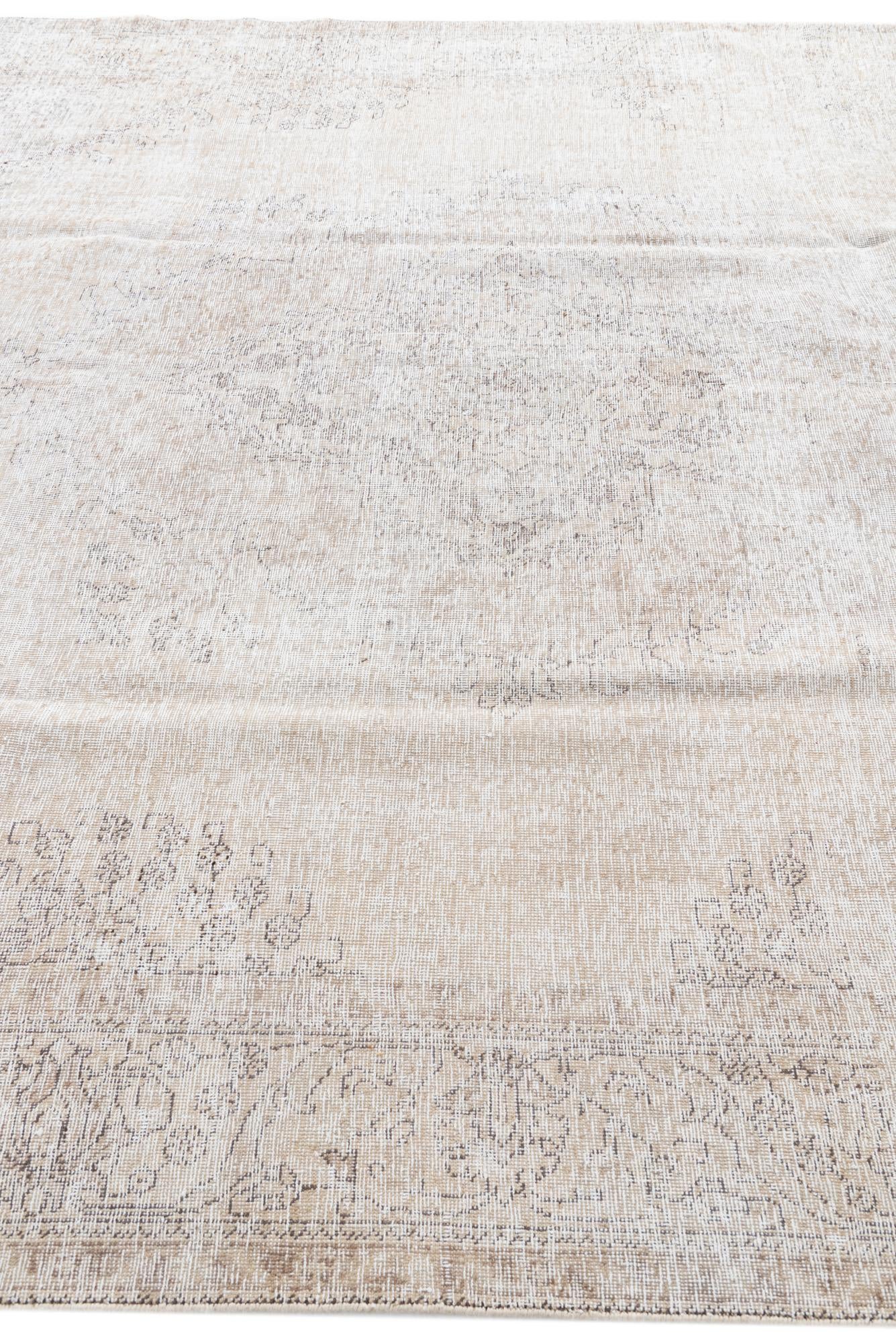9' 2 x 12' 4 Hand Knotted Ultra Vintage Persian Wool Rug