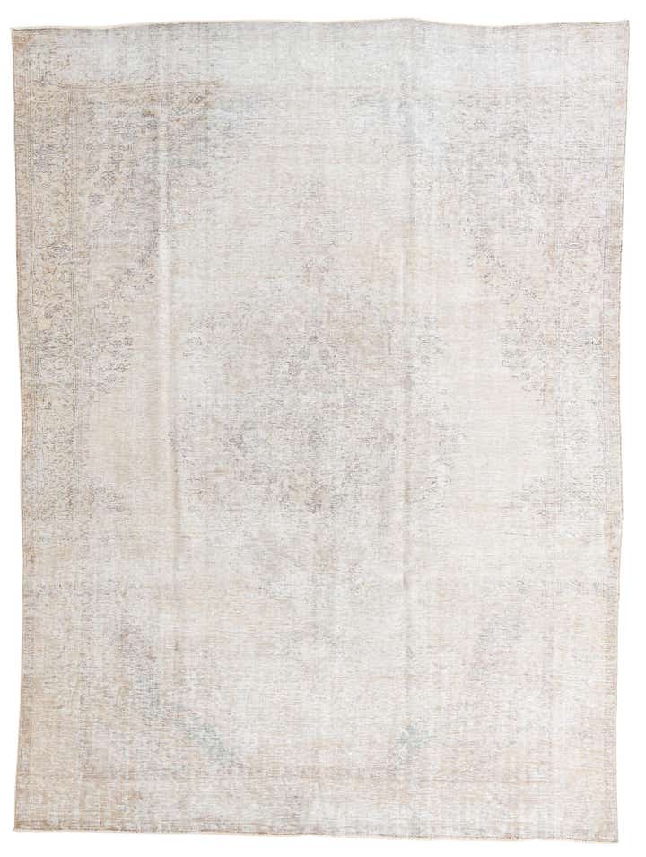 9' 2 x 12' 4 Hand Knotted Ultra Vintage Persian Wool Rug