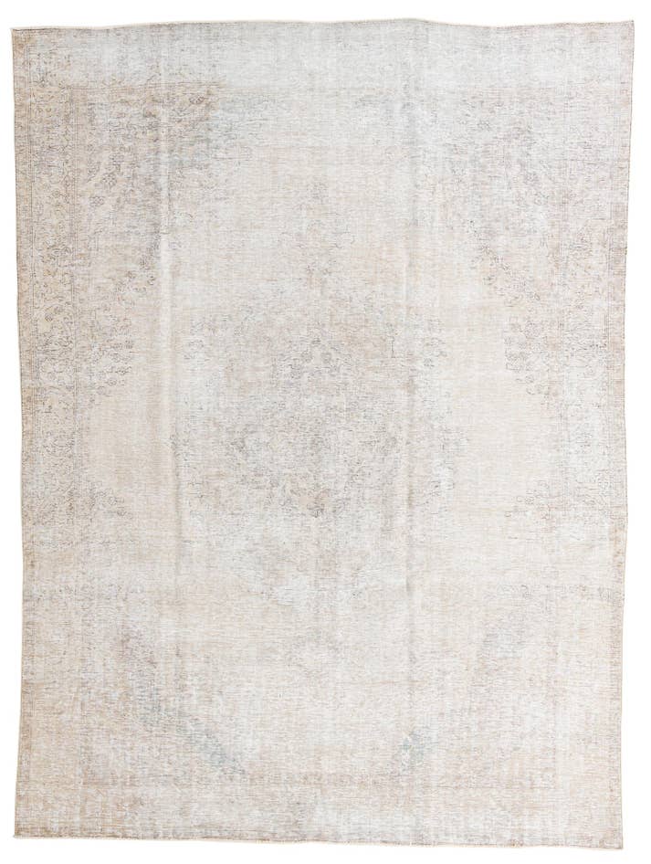 Detail image of 9' 2 x 12' 4 Hand Knotted Ultra Vintage Persian Wool Rug