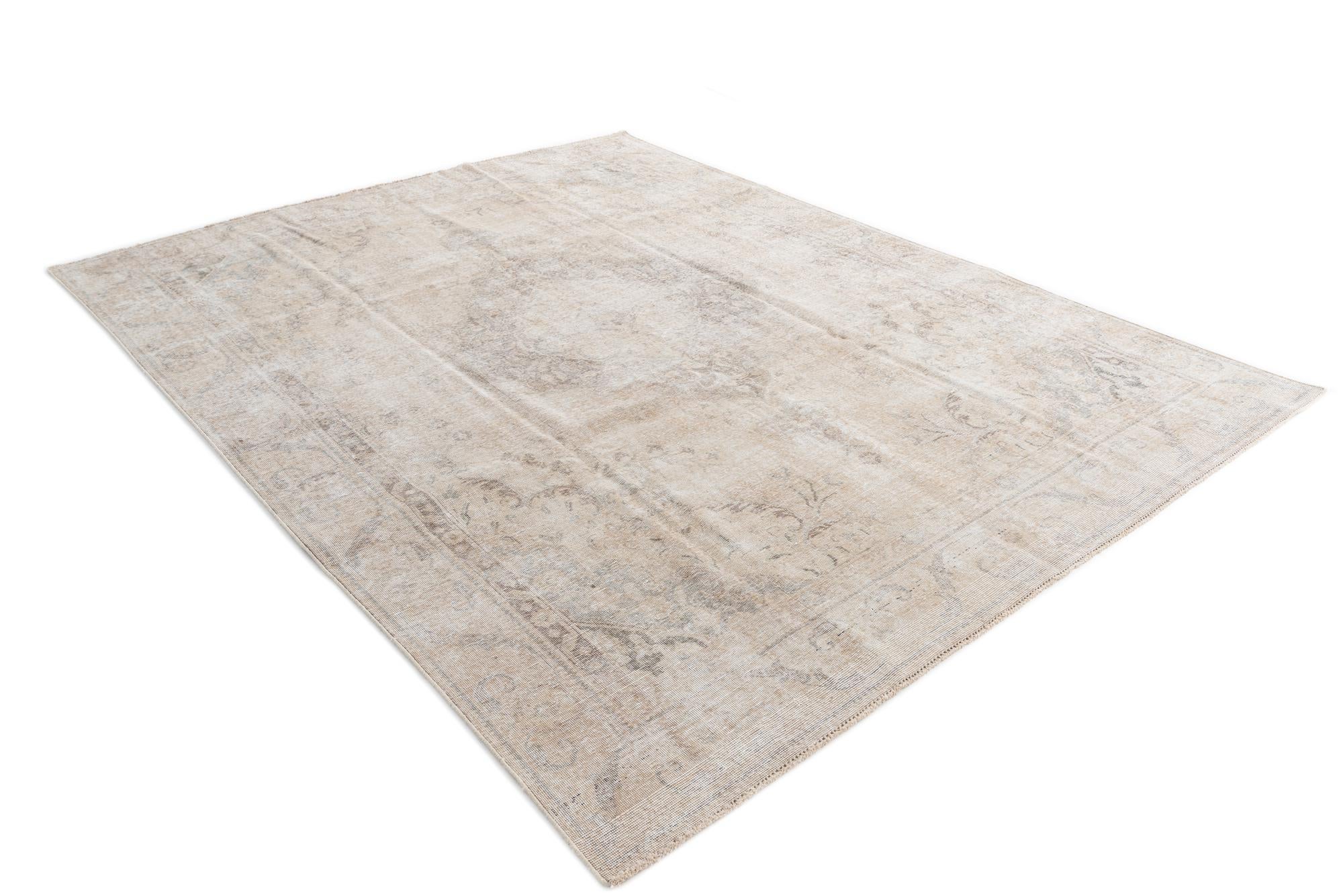 8' 10 x 11' 8 Hand Knotted Ultra Vintage Persian Wool Rug