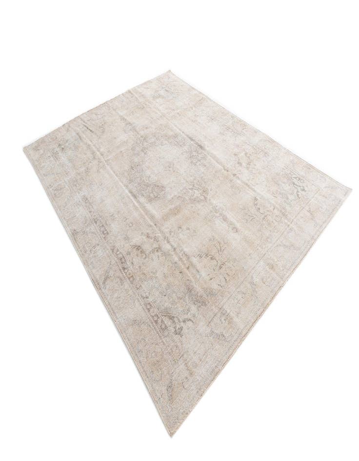 Detail image of 8' 10 x 11' 8  Hand Knotted Ultra Vintage Persian Wool Rug