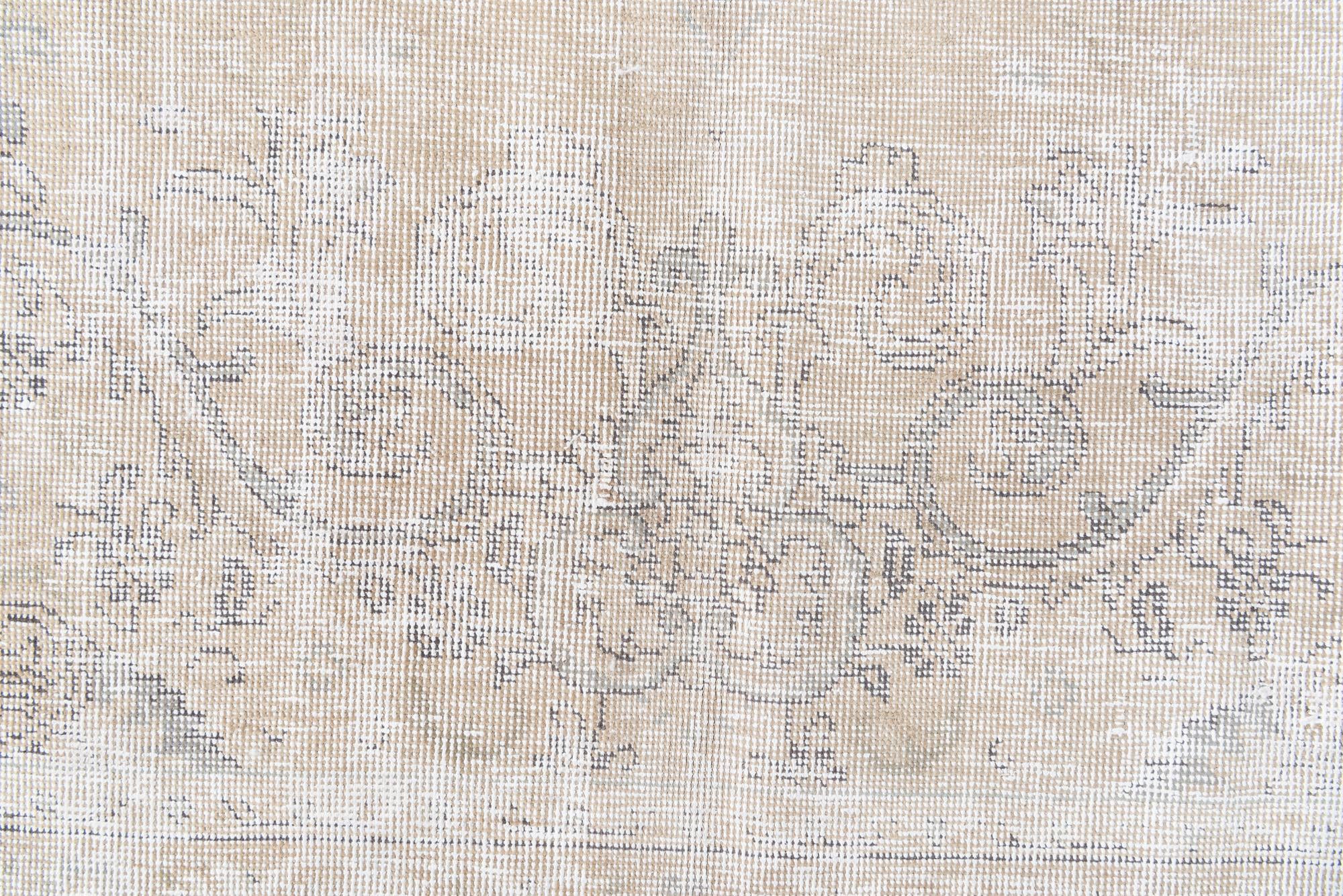 8' 1 x 11' 5 Hand Knotted Ultra Vintage Persian Wool Rug