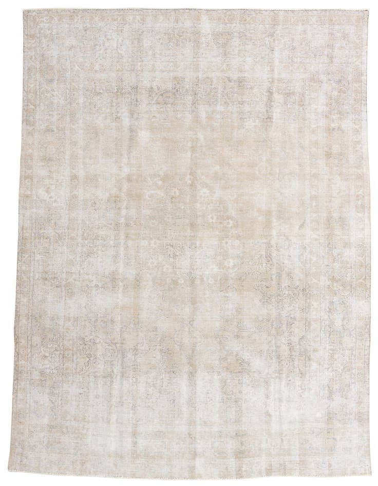 Detail image of 8' 1 x 11' 5 Hand Knotted Ultra Vintage Persian Wool Rug