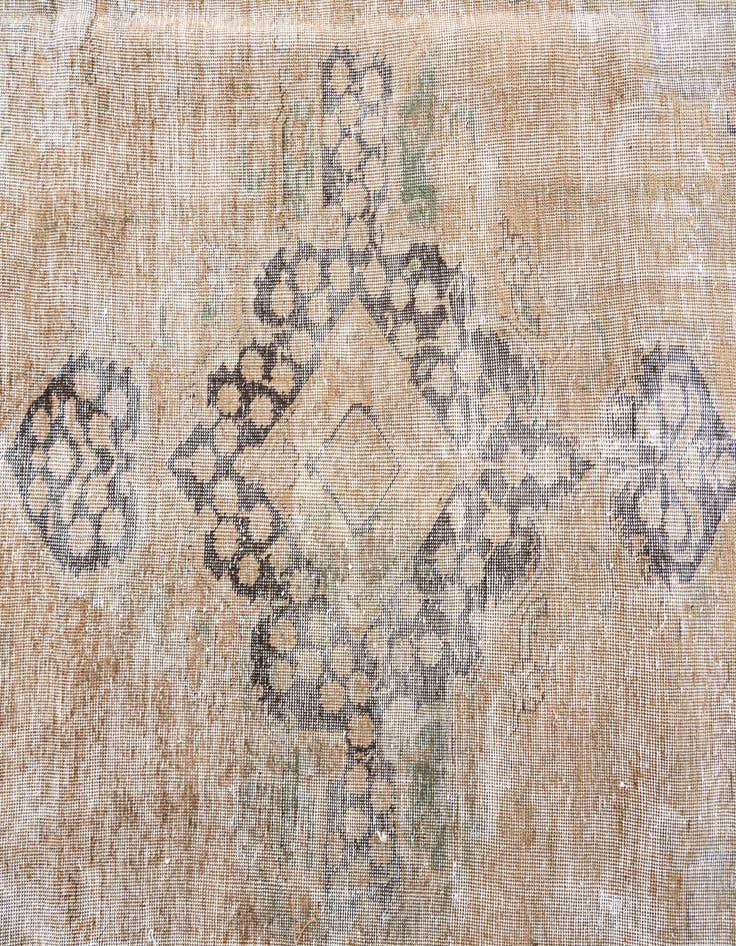 Detail image of 9' 3 x 11' 8  Hand Knotted Ultra Vintage Persian Wool Rug