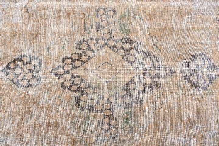 9' 3 x 11' 8 Hand Knotted Ultra Vintage Persian Wool Rug