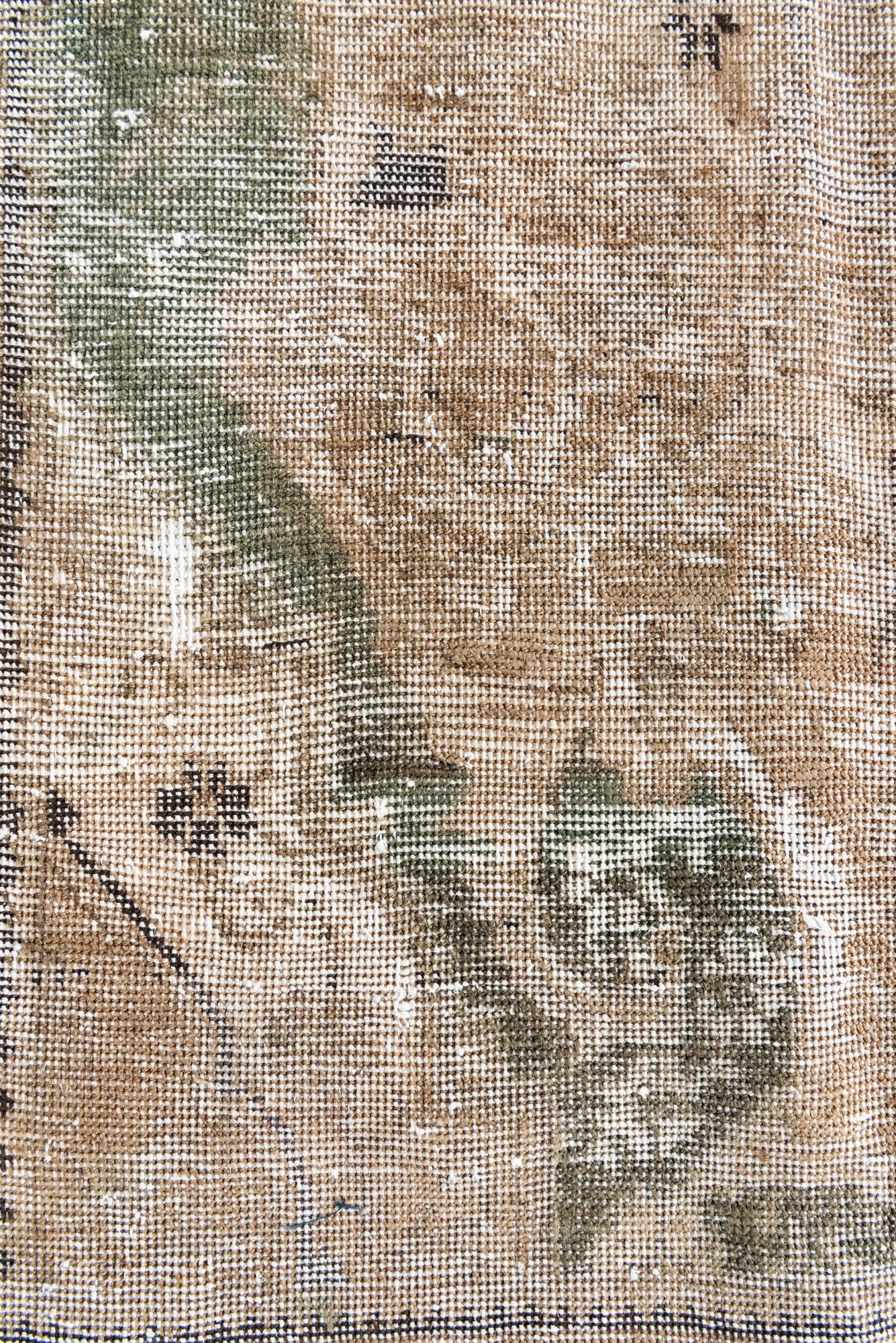 9' 3 x 11' 8 Hand Knotted Ultra Vintage Persian Wool Rug