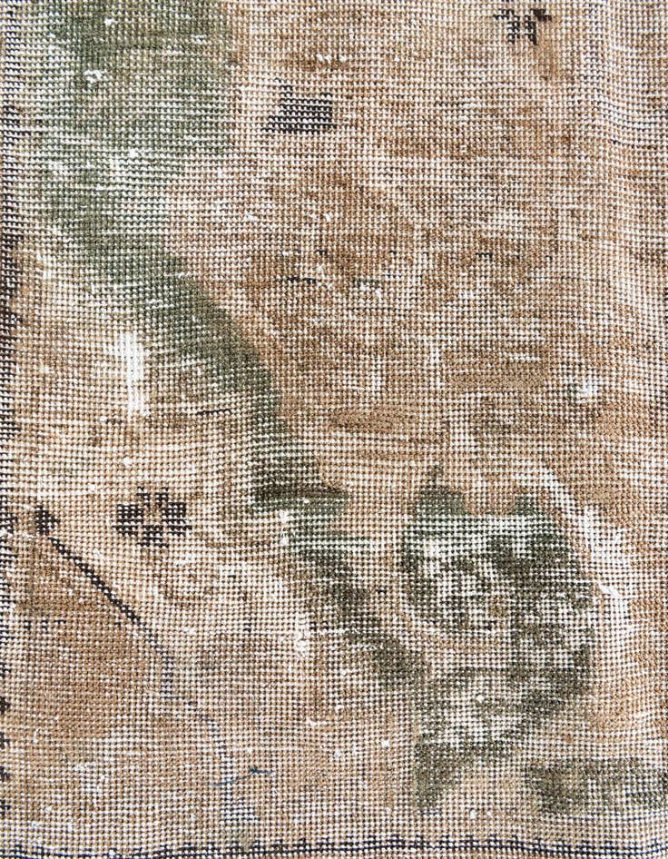 Detail image of 9' 3 x 11' 8  Hand Knotted Ultra Vintage Persian Wool Rug