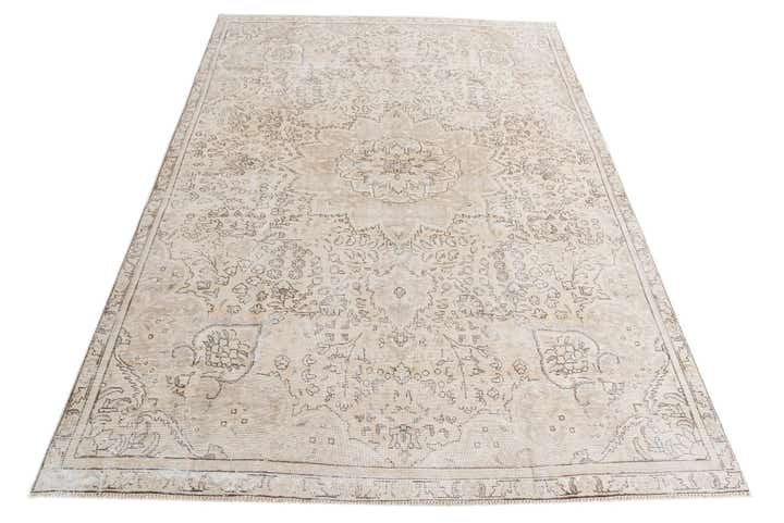240cm x 335cm Handgeknoopt Ultra Vintage Perzisch Wol Vloerkleed
