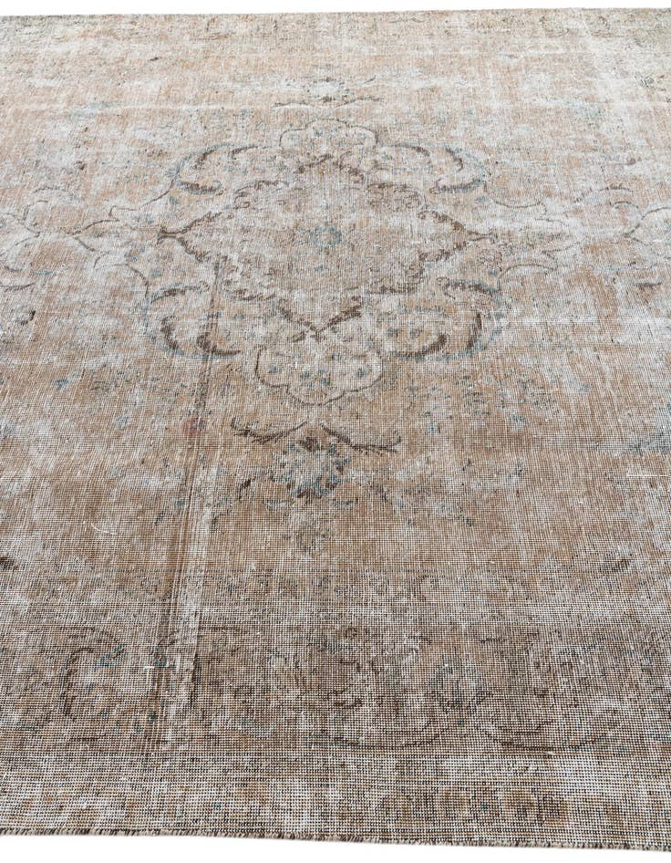 Detail image of 7' 7 x 10' 7  Hand Knotted Ultra Vintage Persian Wool Rug