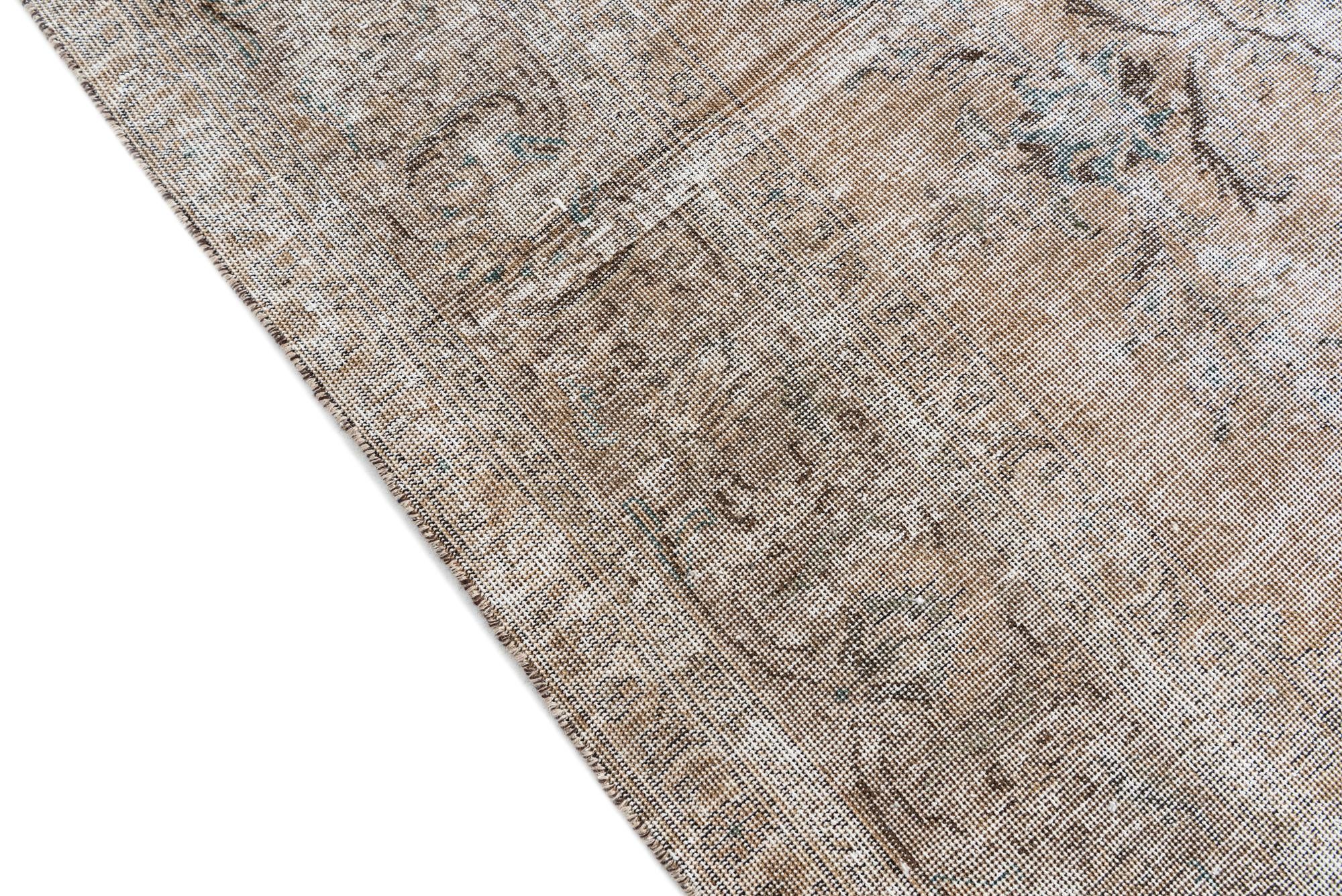 7' 7 x 10' 7 Hand Knotted Ultra Vintage Persian Wool Rug