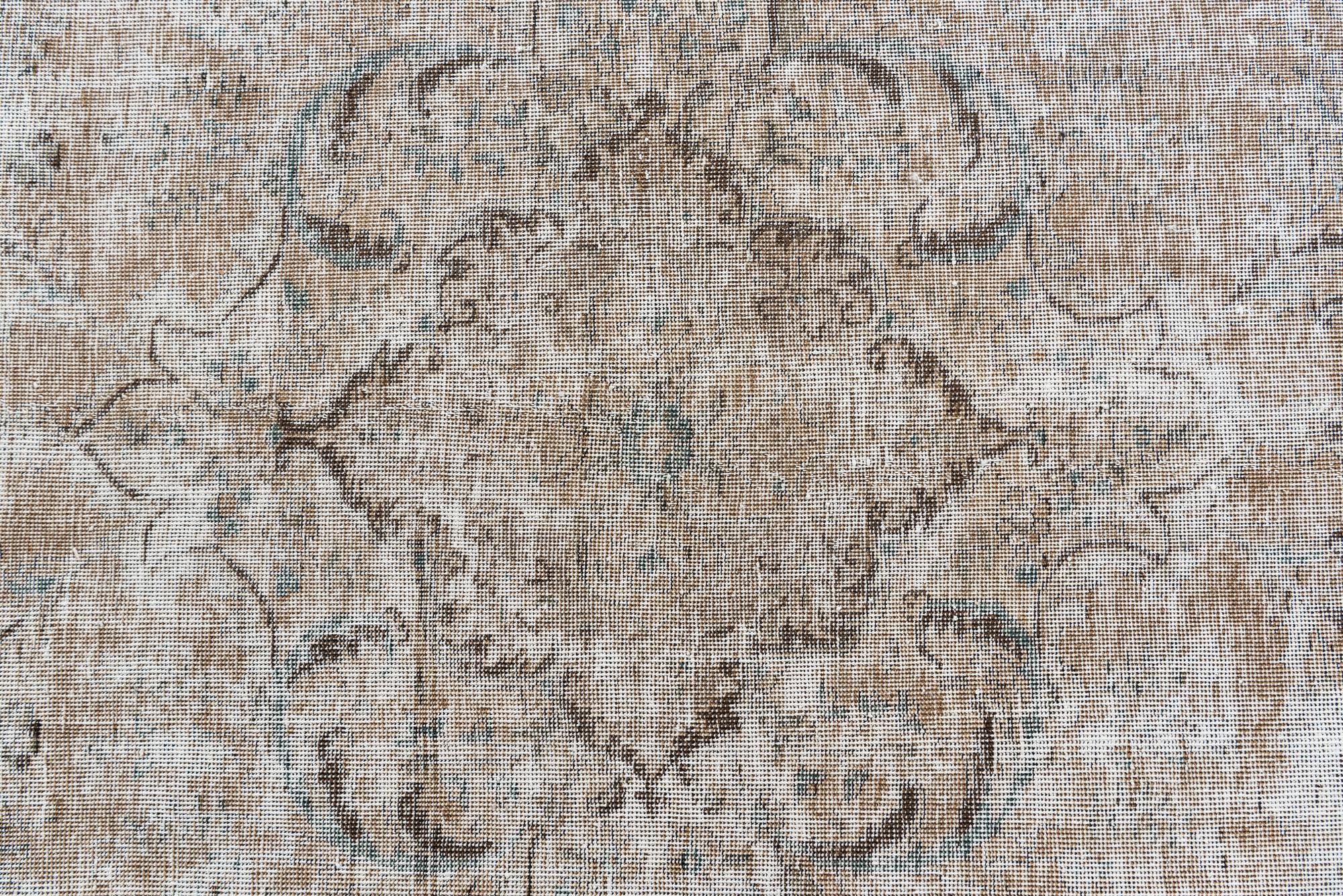 7' 7 x 10' 7 Hand Knotted Ultra Vintage Persian Wool Rug