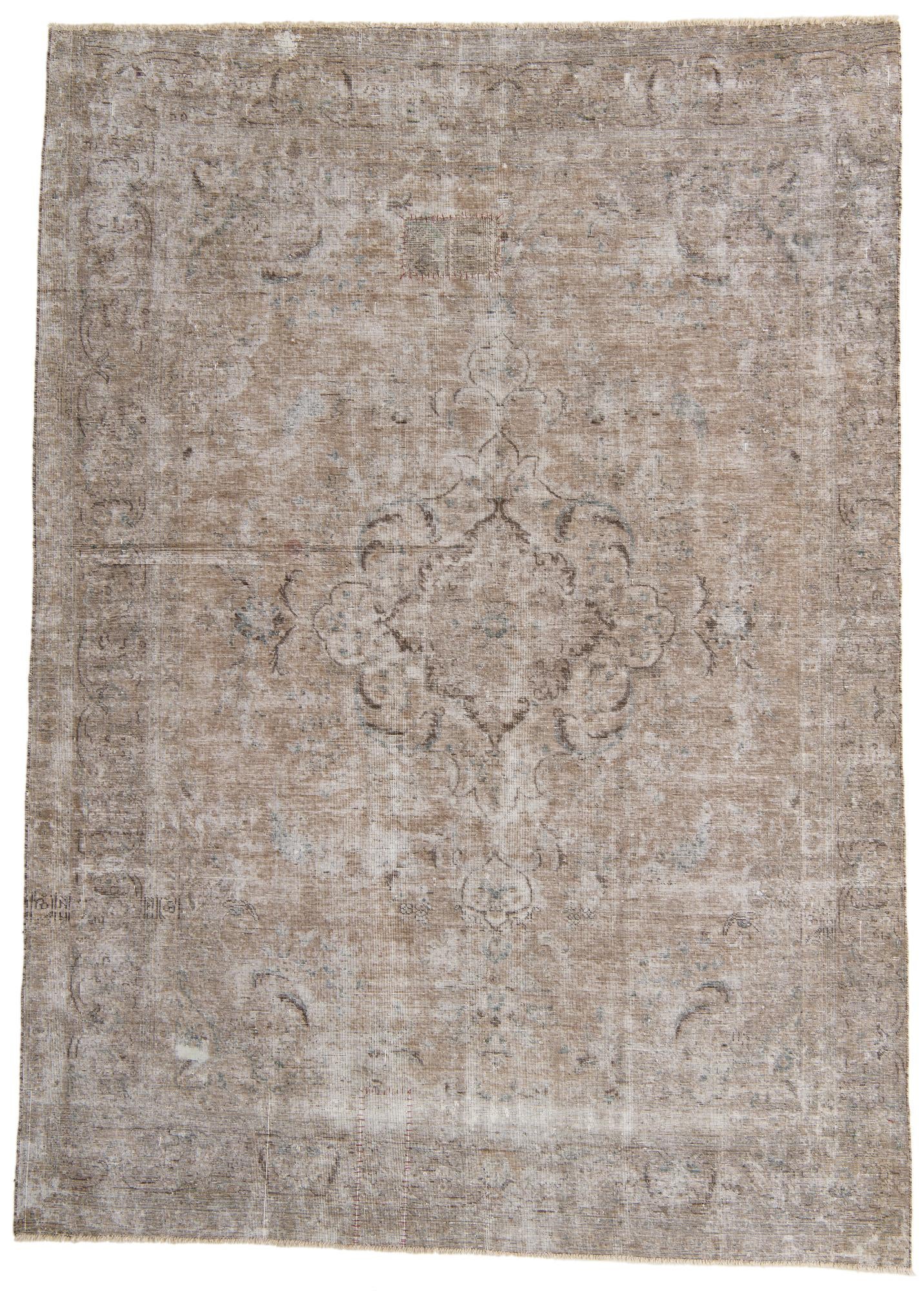 7' 7 x 10' 7 Hand Knotted Ultra Vintage Persian Wool Rug