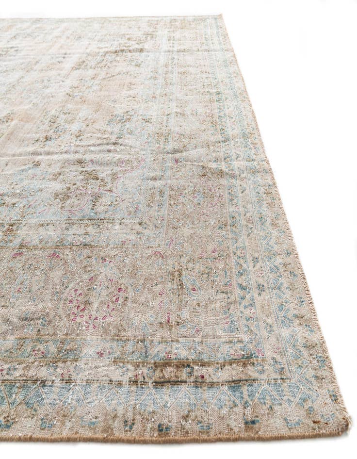 Detail image of 9' 9 x 12' 10  Hand Knotted Ultra Vintage Persian Wool Rug