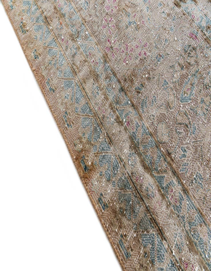 Detail image of 9' 9 x 12' 10  Hand Knotted Ultra Vintage Persian Wool Rug