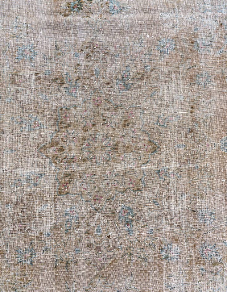Detail image of 9' 9 x 12' 10  Hand Knotted Ultra Vintage Persian Wool Rug