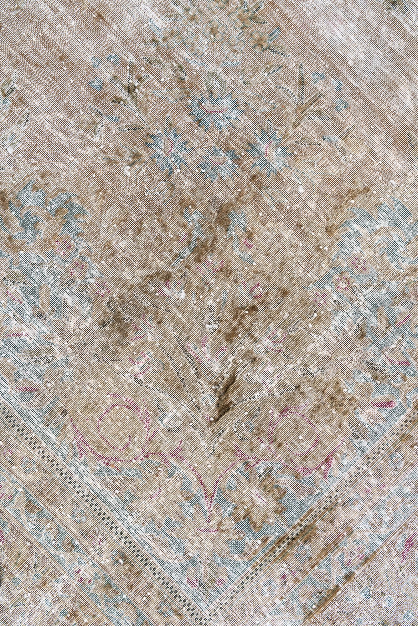 9' 9 x 12' 10 Hand Knotted Ultra Vintage Persian Wool Rug