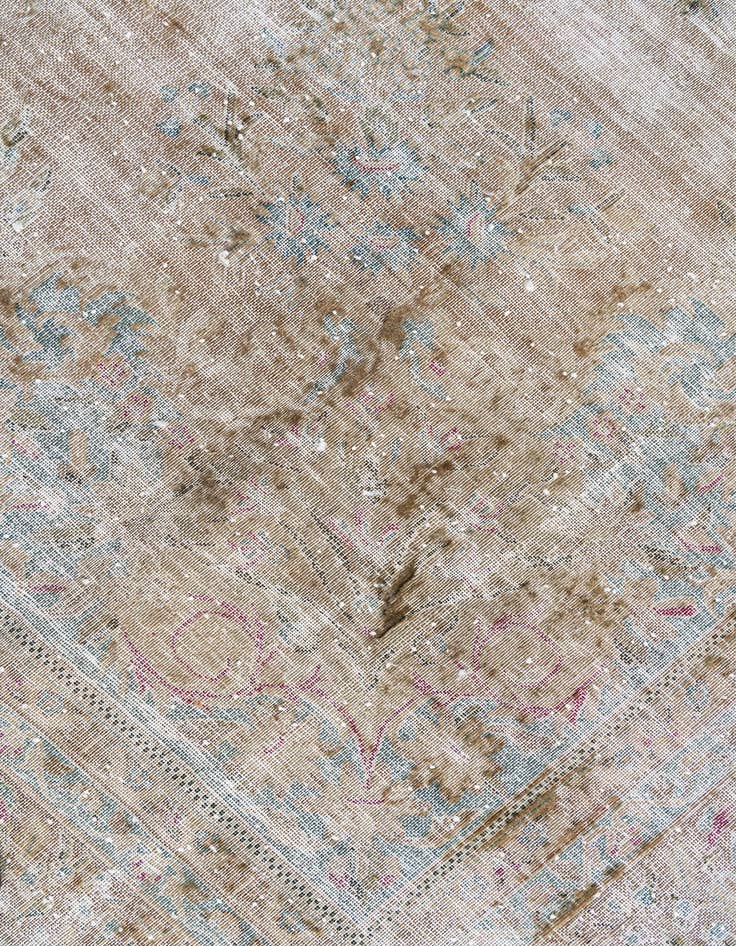 Detail image of 9' 9 x 12' 10  Hand Knotted Ultra Vintage Persian Wool Rug