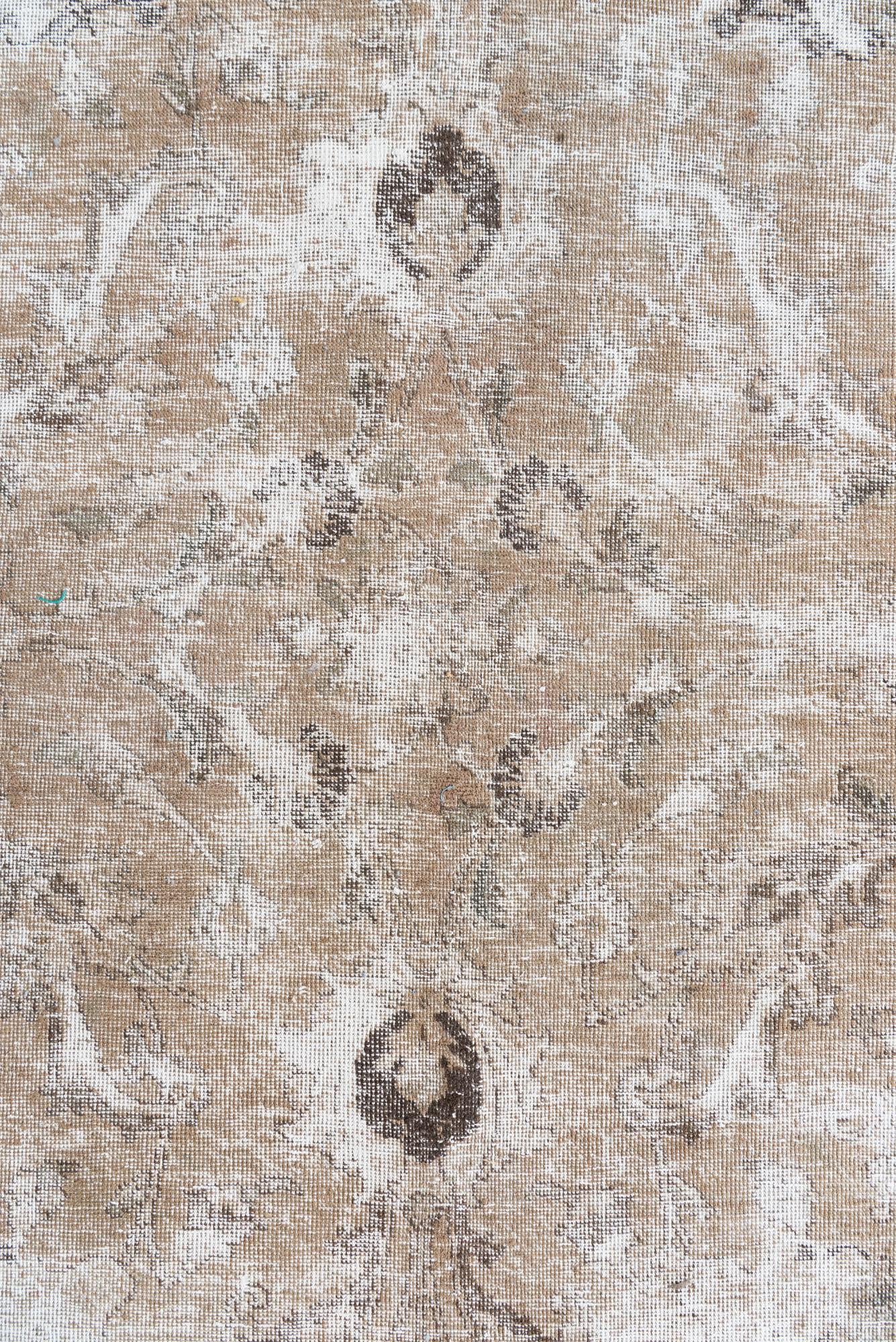 9' 4 x 11' 8 Hand Knotted Ultra Vintage Persian Wool Rug