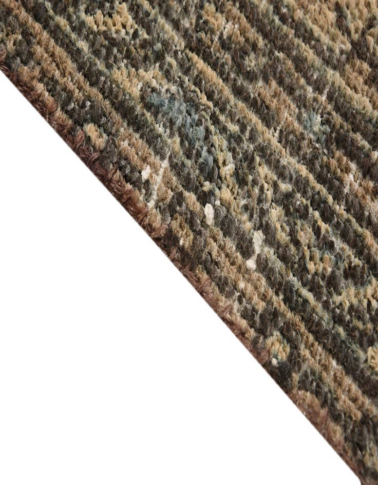 Detail image of 6' 7 x 9' 4  Hand Knotted Ultra Vintage Persian Wool Rug