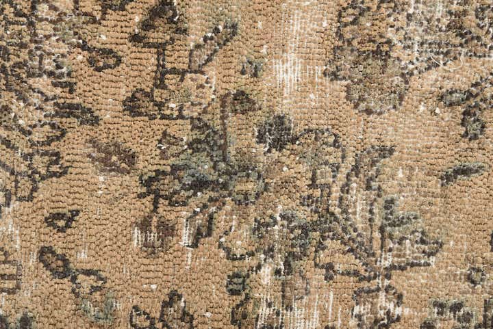 6' 7 x 9' 4 Hand Knotted Ultra Vintage Persian Wool Rug